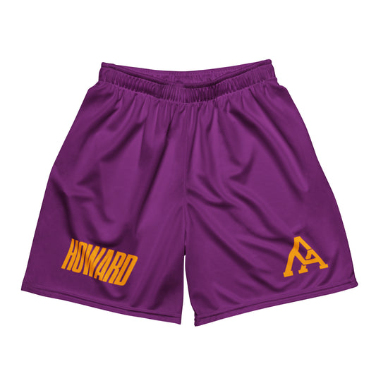 Howard mesh shorts - Purple & Gold